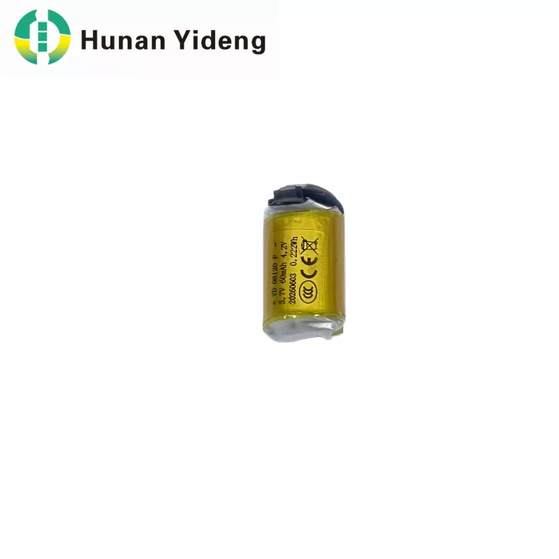 08120 3,7 V 60 mAh ličio polimero cilindrinė baterija