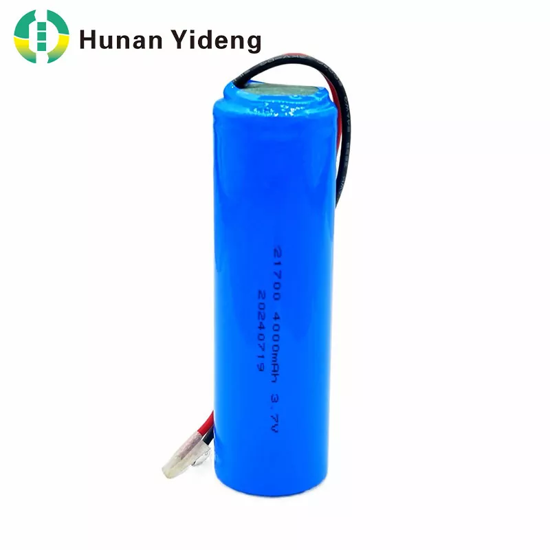 21700 3,7 V 4000 mAh įkraunamas skystas akumuliatorius, ilgas ciklas