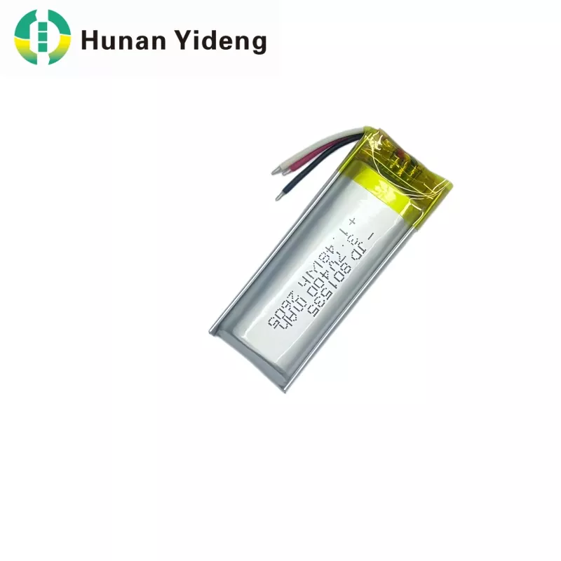 3,7 V 600 mAh 801535 plokščias ličio polimerų įkraunamas lipo akumuliatorius