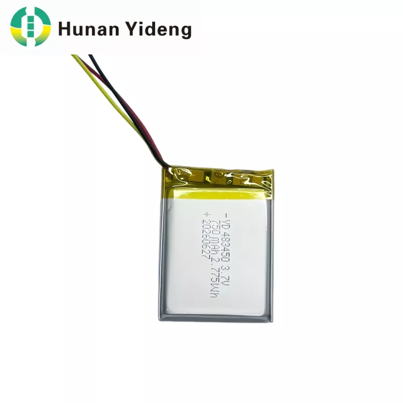3,7 V 750 mAh 483447 didelės talpos maža ličio polimerų įkraunama lipo baterija