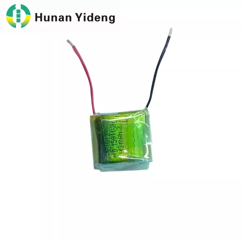 551012 3,7V 43mah elektriniai žaislai Li polimero baterija
