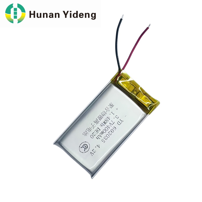 602035 3,7 V 400 mAh ličio jonų baterija, skirta išmaniajai sofai