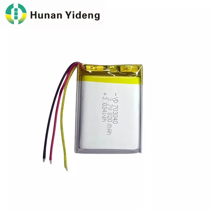 703040 3,7 V 820 mAh mažytė prizminė baterija