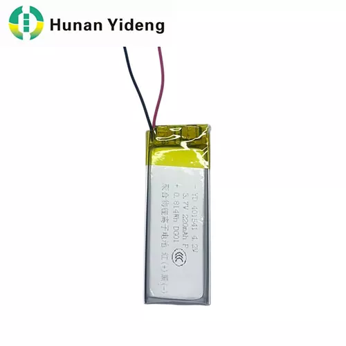 220mAh 401541 Tiny Lithium Polymer Rechargeable Battery