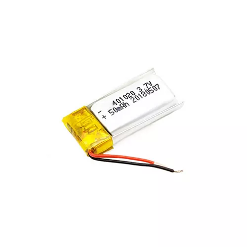 401020 3.7v 500mAh Lithium Polymer Battery